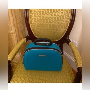 Luca Vergani blue travel bag